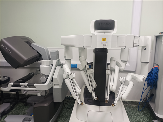 The Da Vinci Xi surgical robot located at St Michael’s Hospital