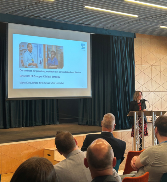 Maria Kane delivers her keynote.