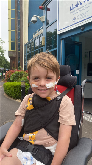 Freddie recovering well at Children\'s Hospital for Wales