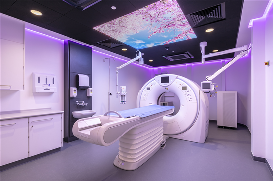 InHealth scanning room for MRI