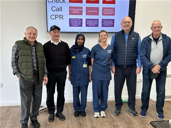 UHBW CPR session with Bristol City Walking Football Club 3