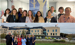 From the top downwards, the BRI and NBT Liaison Psychiatry Teams gathering to celebrate their re-accreditation milestone