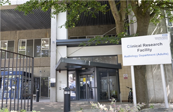 Exterior photo of the Clinical Research Facility on St Michael\'s Hill, Bristol